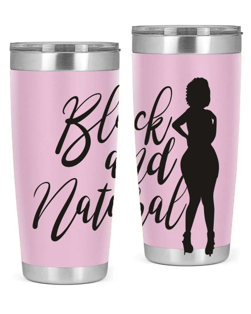 black and natural 22#- women-girls- Tumbler