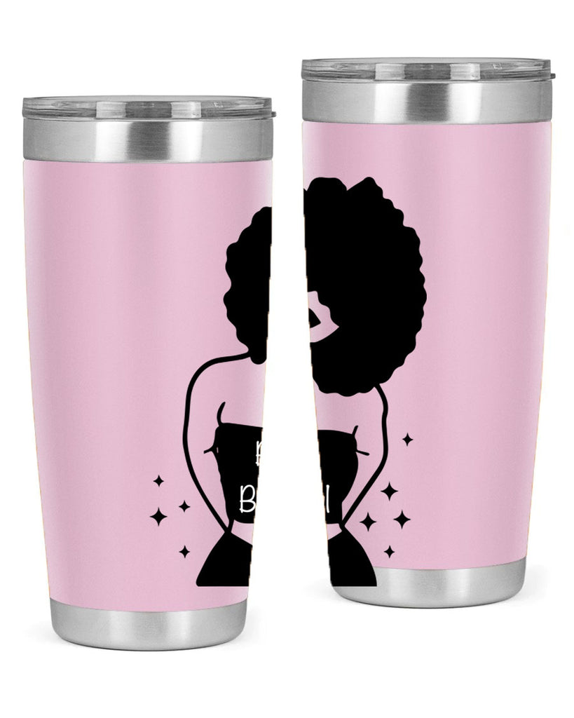 black is beautiful 11#- women-girls- Tumbler