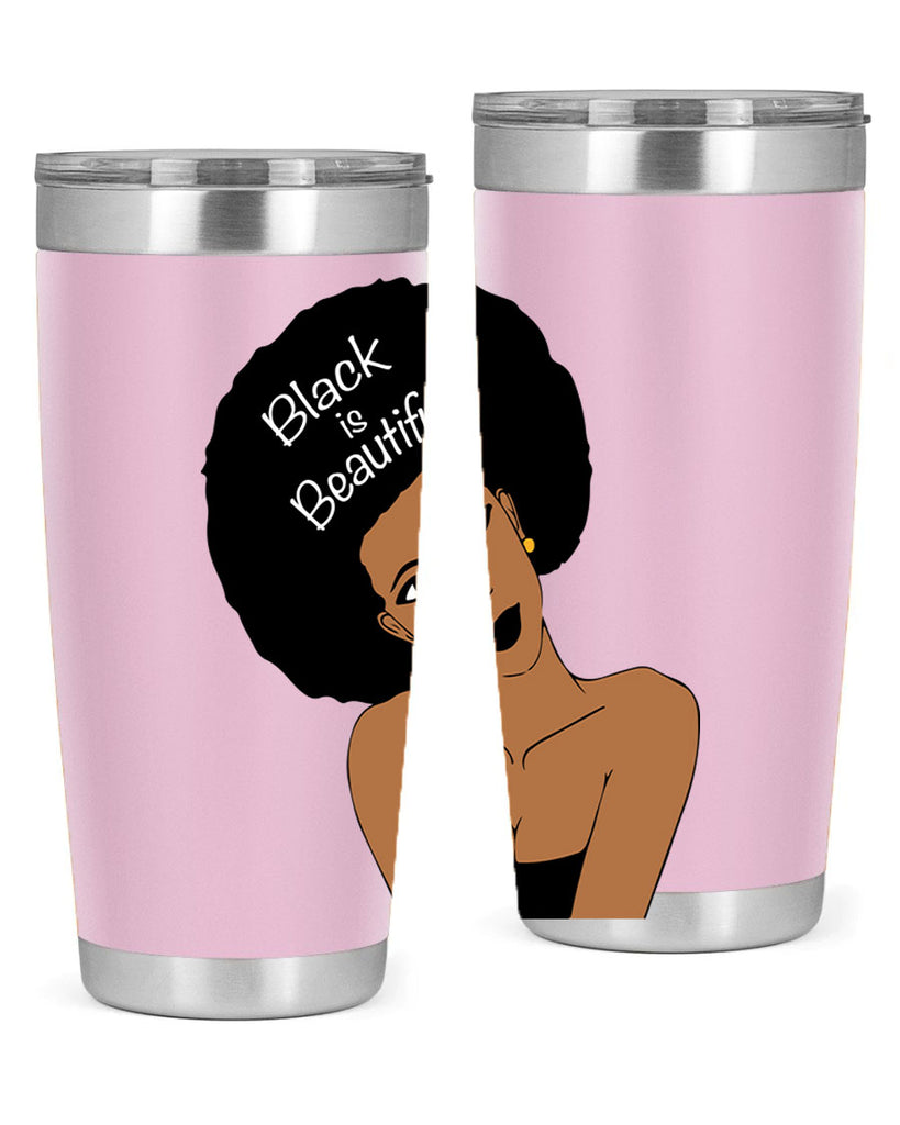 black is beautiful 13#- women-girls- Tumbler