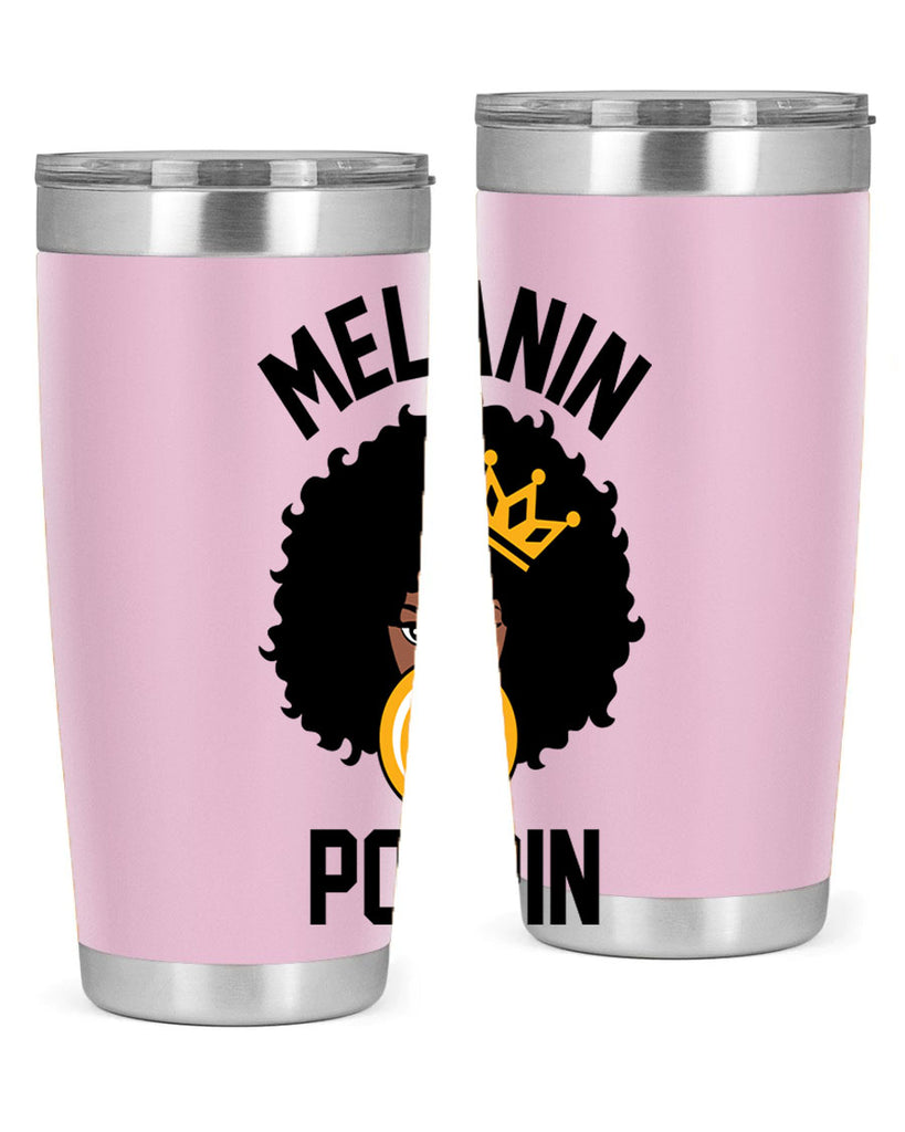 melanin poppin afro girl 25#- women-girls- Tumbler