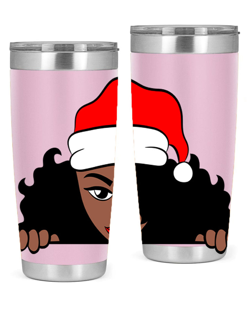 peekaboo santa girl 22#- women-girls- Tumbler