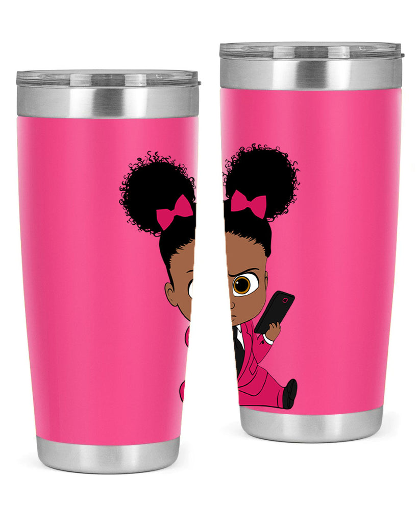 Black girl style 3#- women-girls- Tumbler