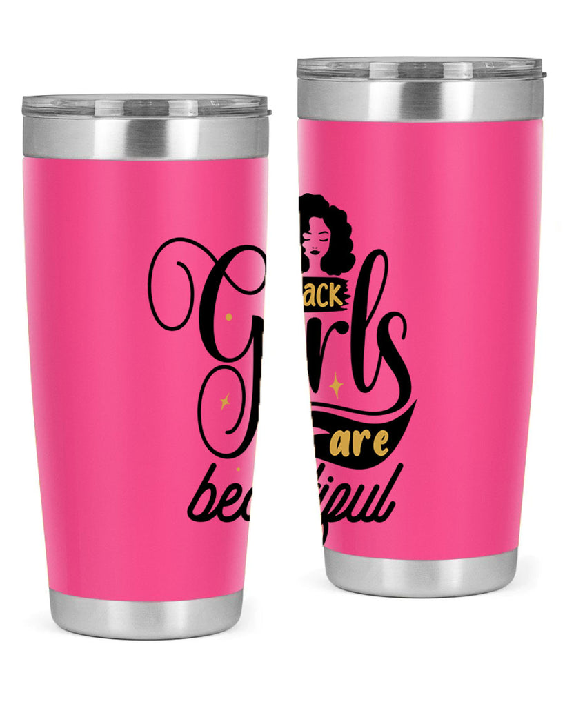 Black girls are beautiful Style 58#- women-girls- Tumbler