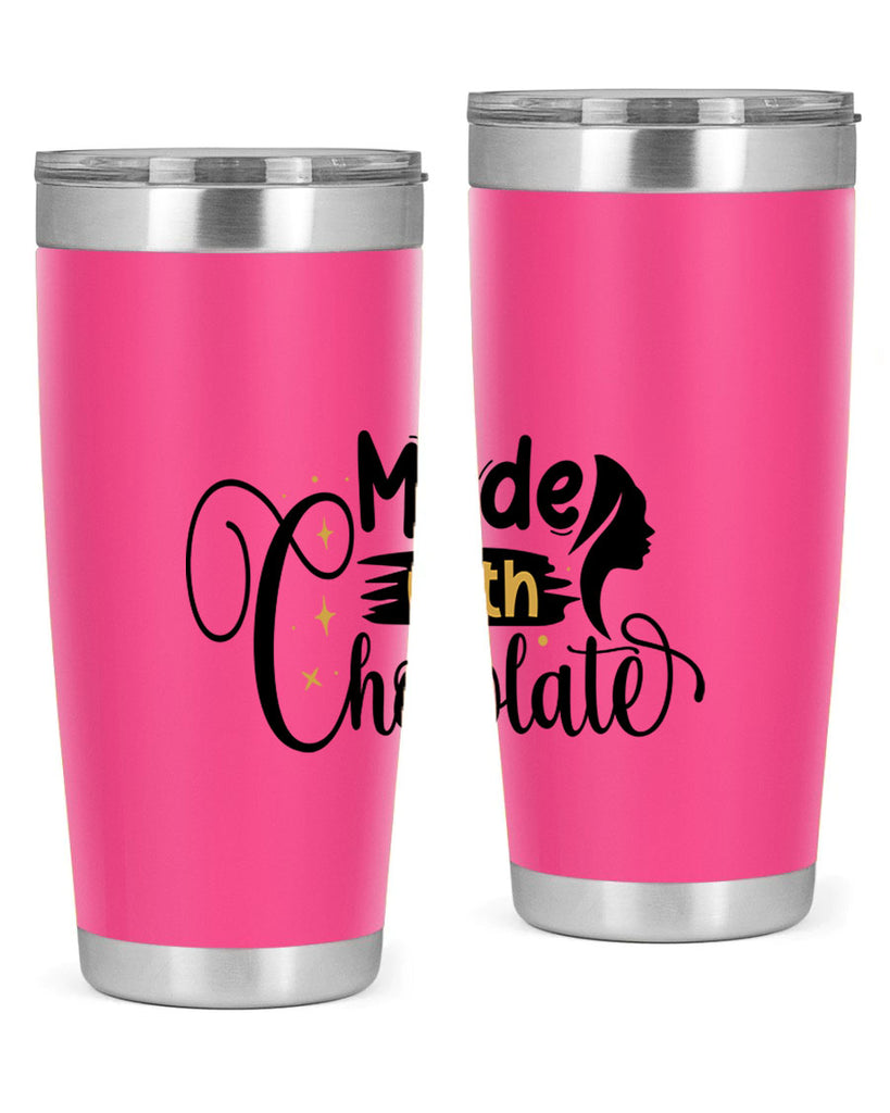 Made with chocolate Style 24#- women-girls- Tumbler
