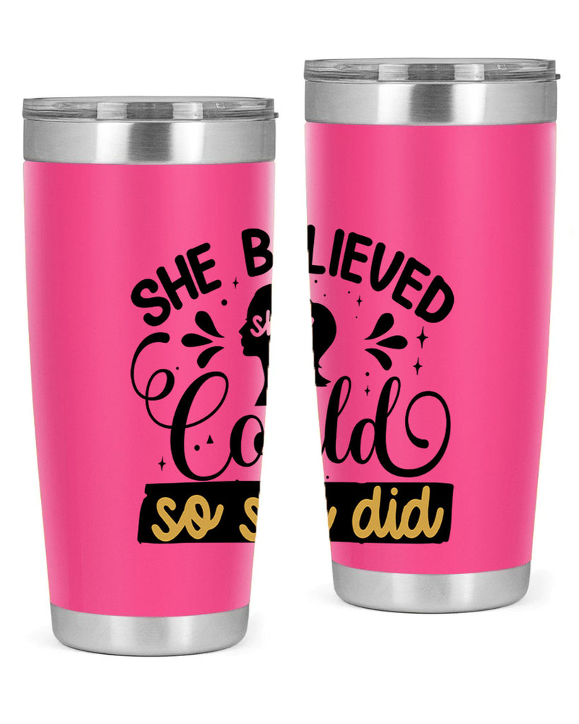 She believed she could she did Style 7#- women-girls- Tumbler