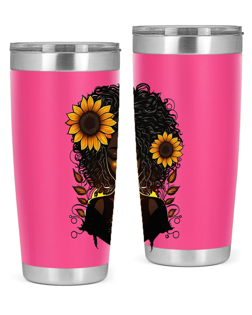 Sparkling Black Girl Design 13#- women-girls- Tumbler