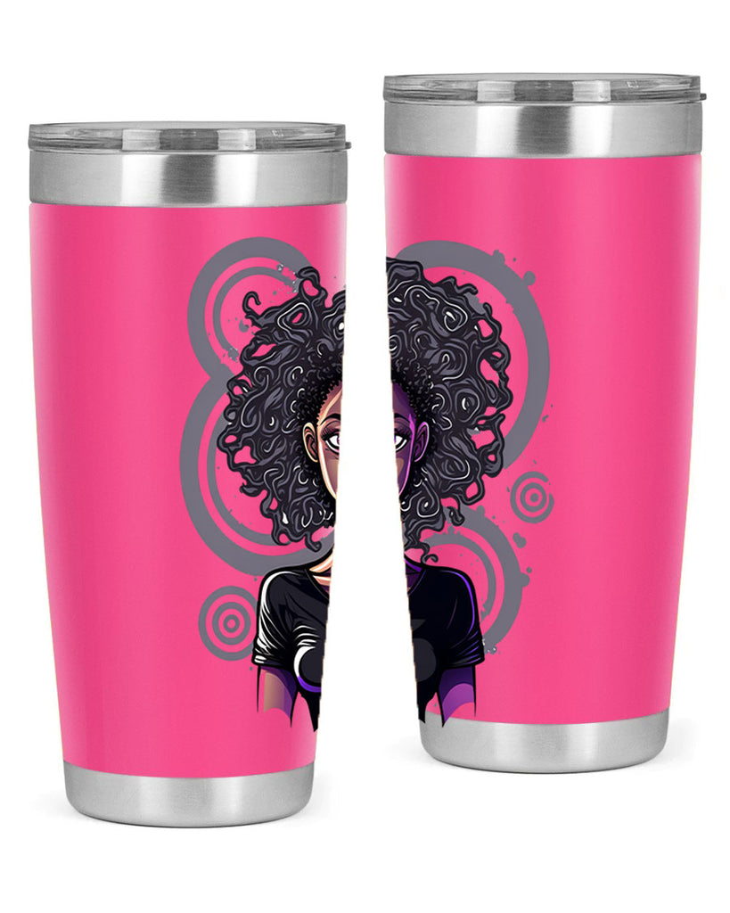 Sparkling Black Girl Design 14#- women-girls- Tumbler