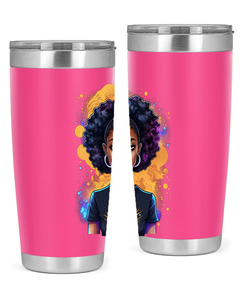Sparkling Black Girl Design 15#- women-girls- Tumbler