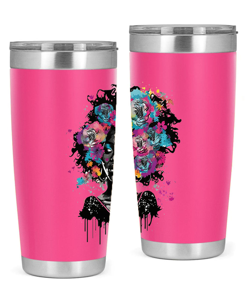 Sparkling Black Girl Design 17#- women-girls- Tumbler