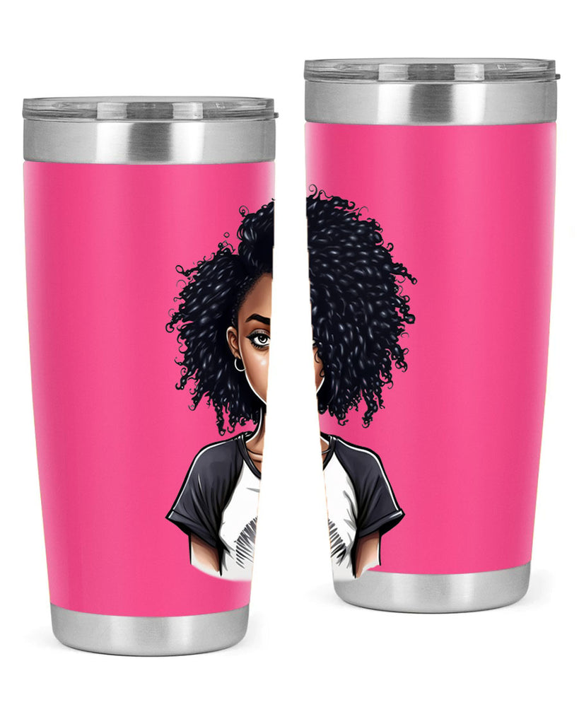 Sparkling Black Girl Design 18#- women-girls- Tumbler