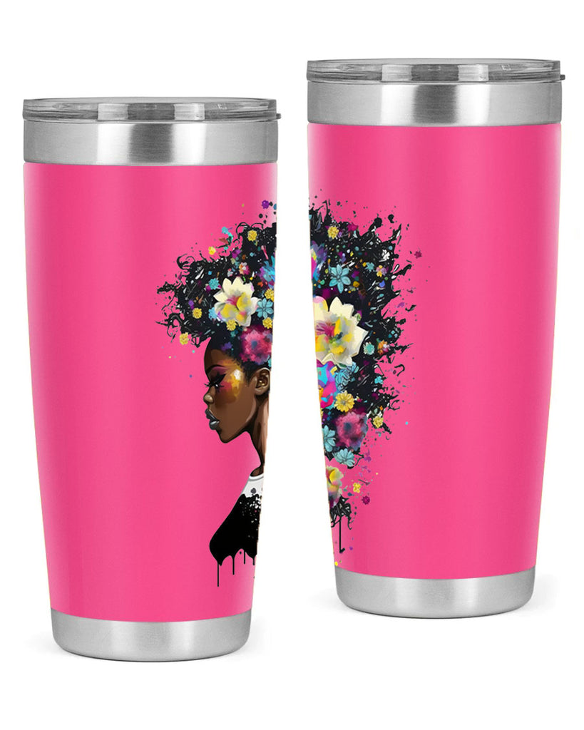 Sparkling Black Girl Design 2#- women-girls- Tumbler