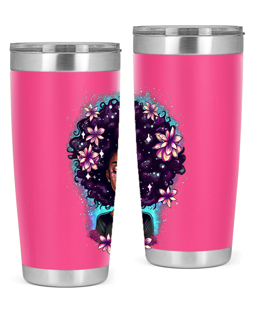 Sparkling Black Girl Design 3#- women-girls- Tumbler