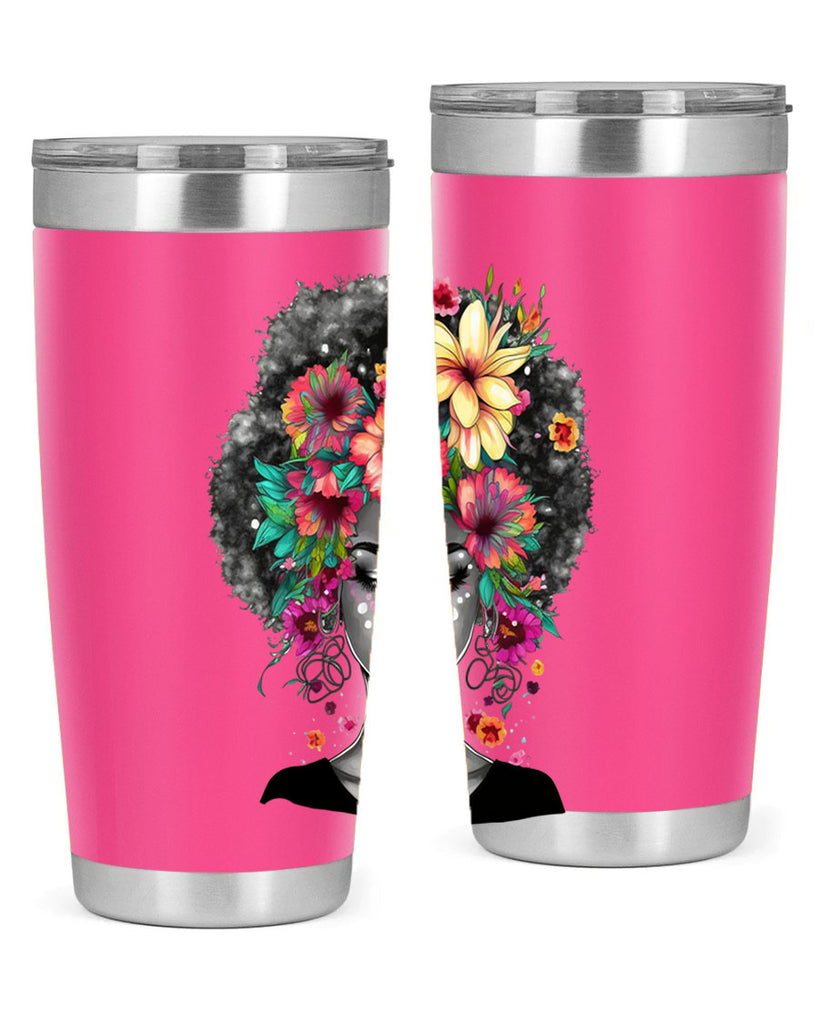 Sparkling Black Girl Design 9#- women-girls- Tumbler