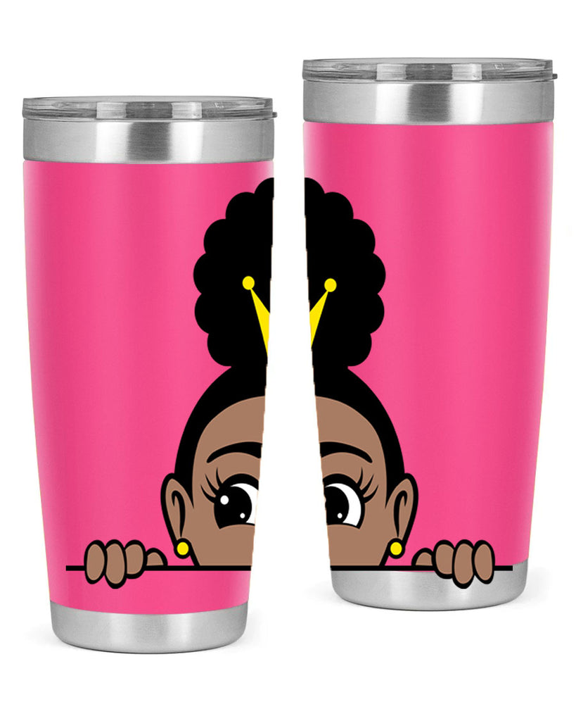 afro puff crown girl 2#- women-girls- Tumbler