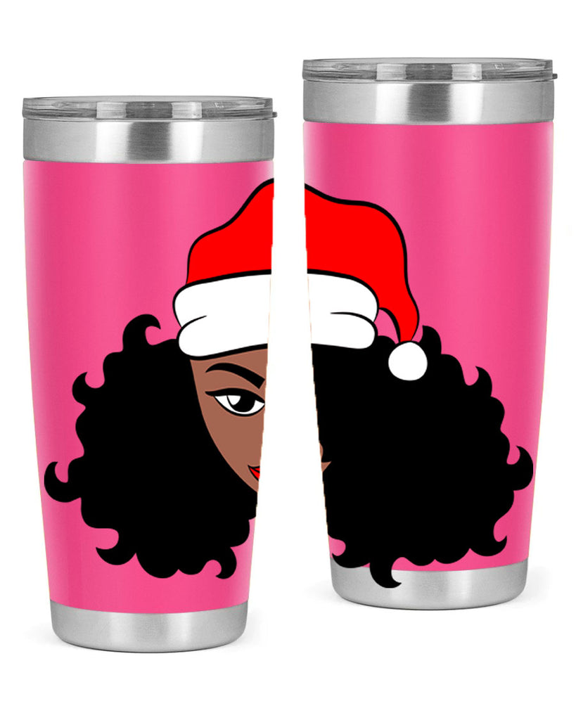 afro santa claus girl 71#- women-girls- Tumbler