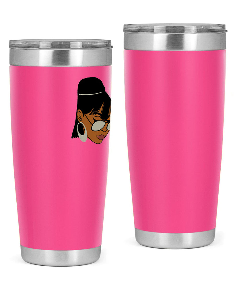 black afro 40#- women-girls- Tumbler