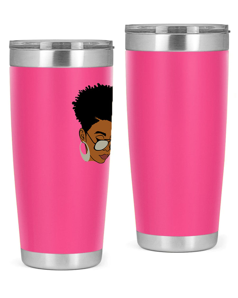 black afro 44#- women-girls- Tumbler