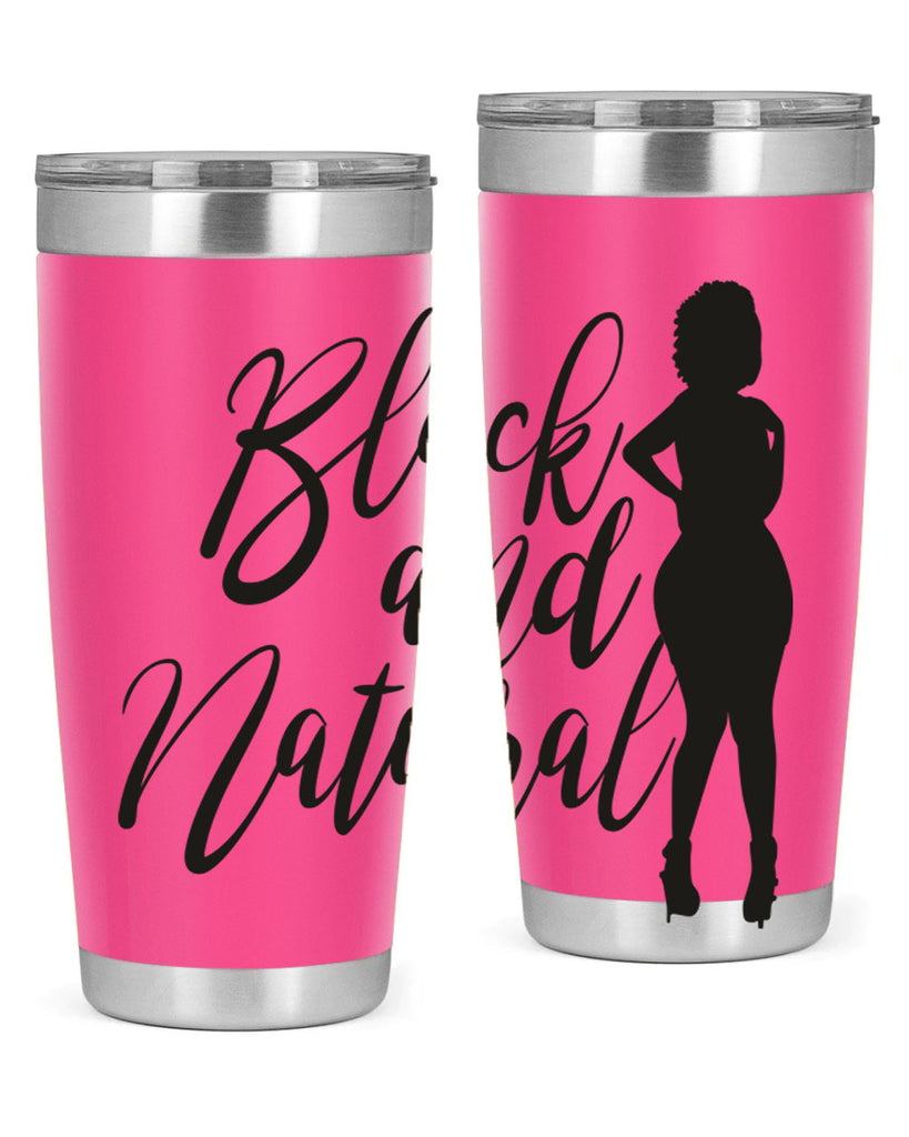 black and natural 22#- women-girls- Tumbler