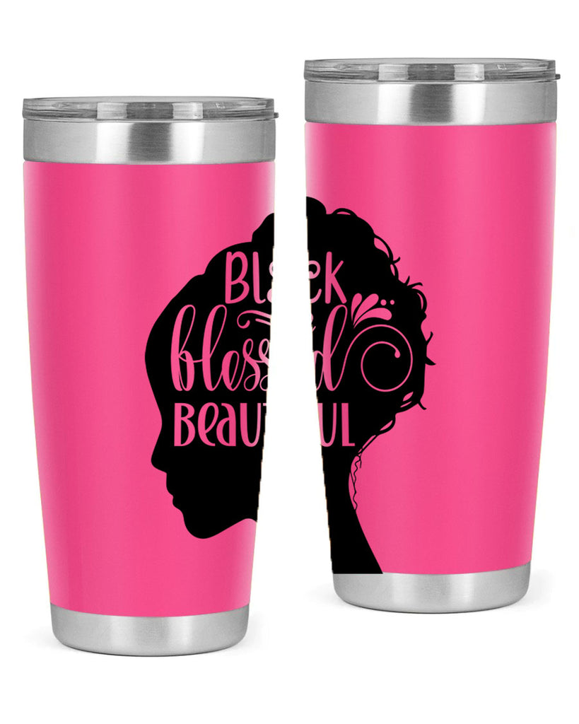 black blessed beautiful Style 62#- women-girls- Tumbler
