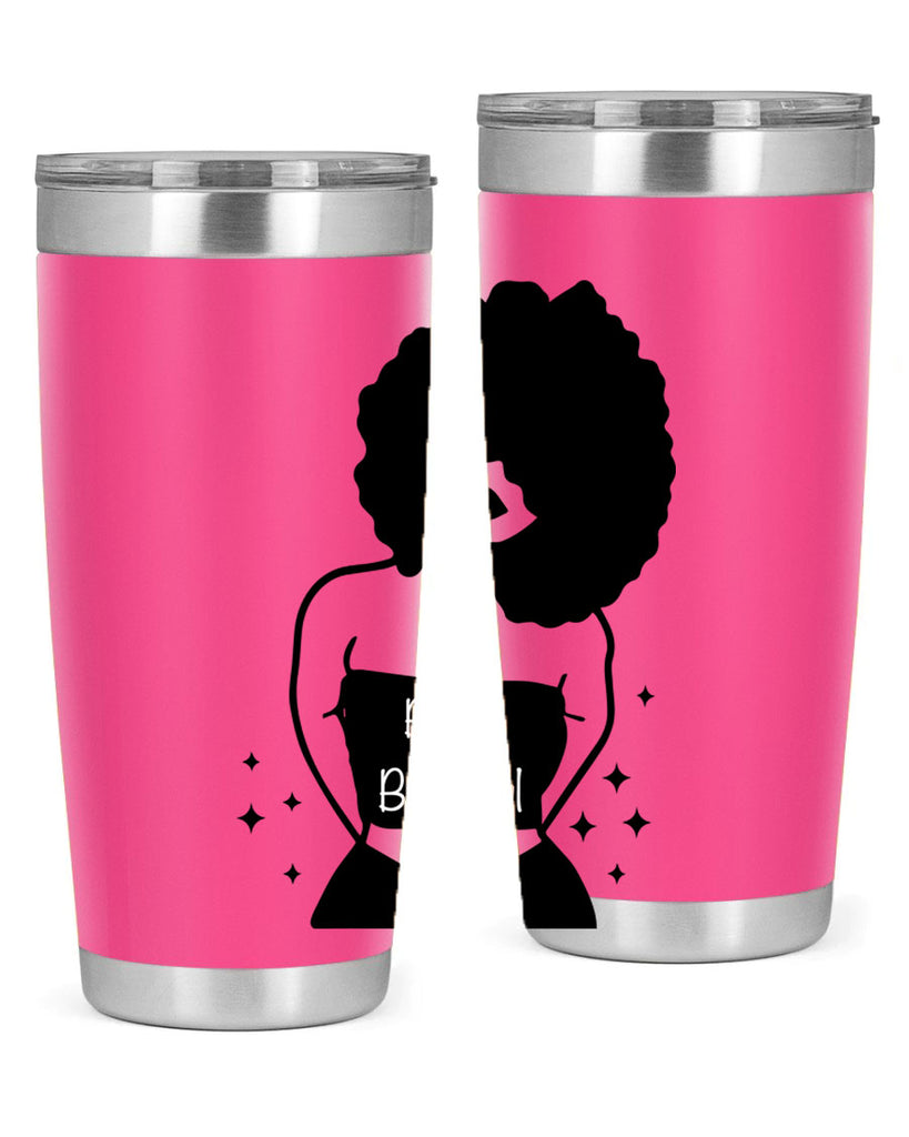 black is beautiful 11#- women-girls- Tumbler