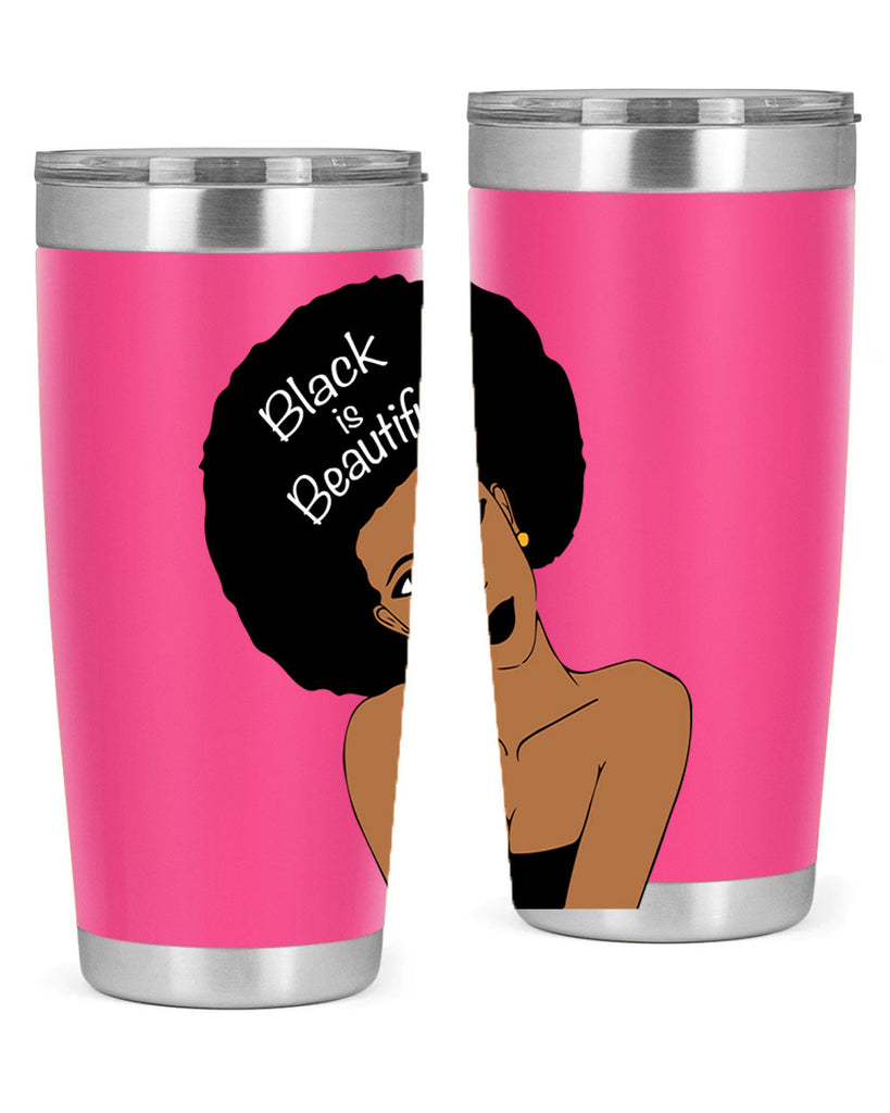 black is beautiful 13#- women-girls- Tumbler
