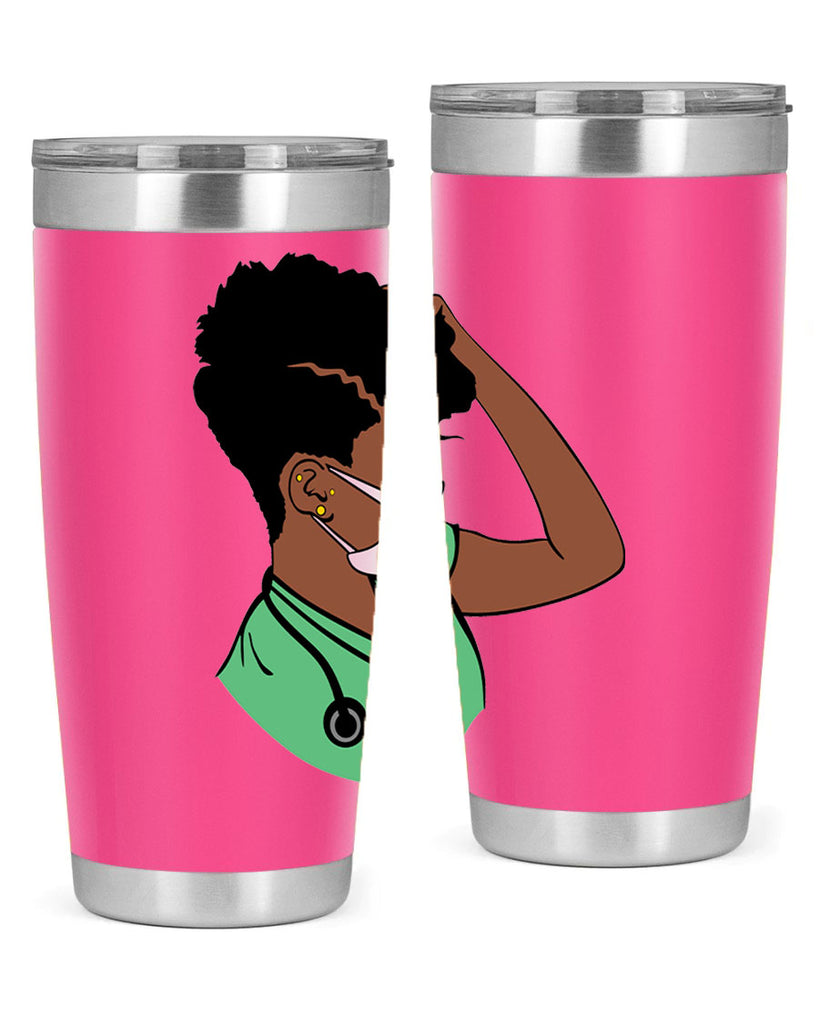 black nurse 2#- women-girls- Tumbler