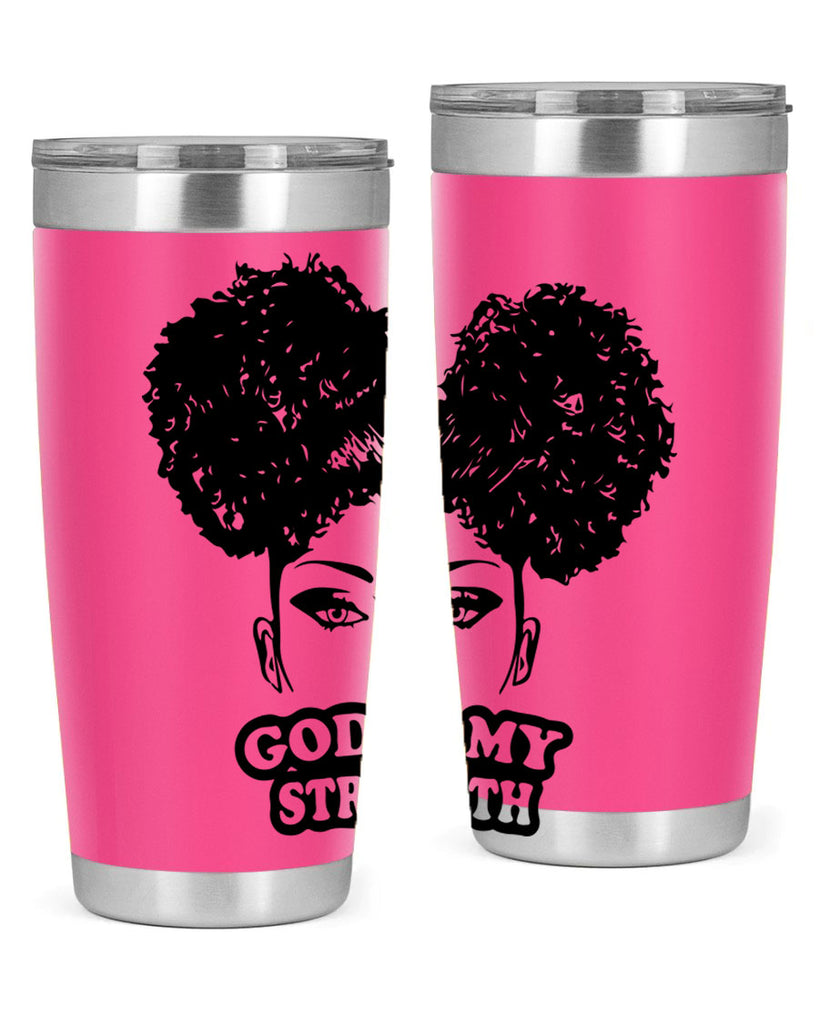 god is my strength 2#- women-girls- Tumbler