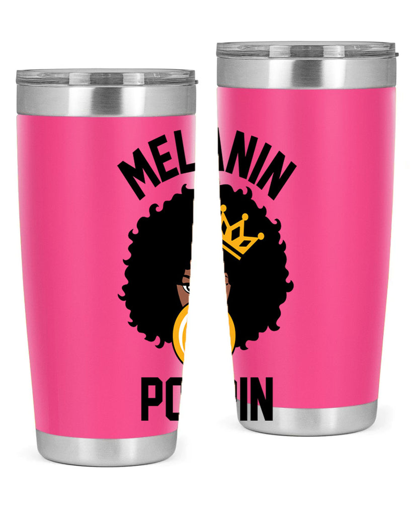 melanin poppin afro girl 25#- women-girls- Tumbler