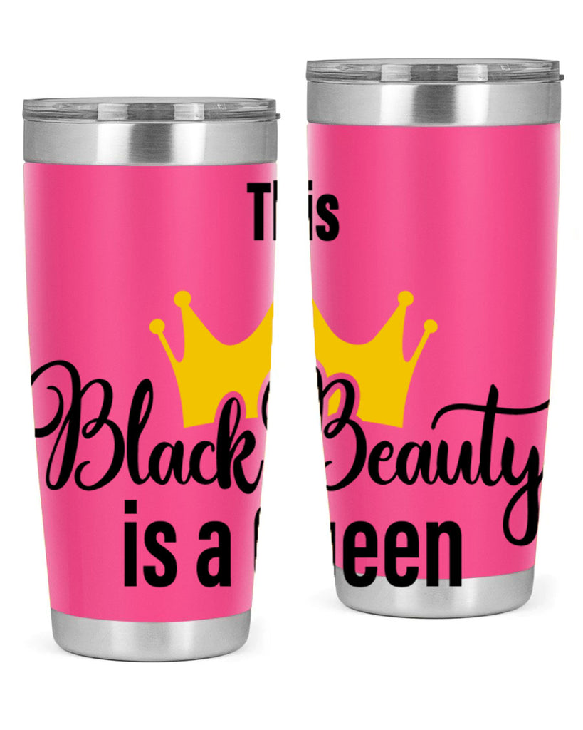 this black beauty is a queen Style 3#- women-girls- Tumbler
