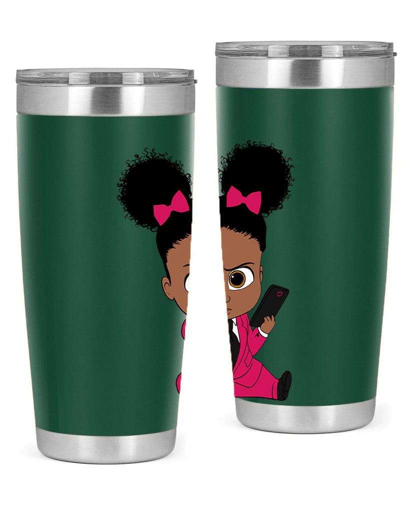 Black girl style 3#- women-girls- Tumbler