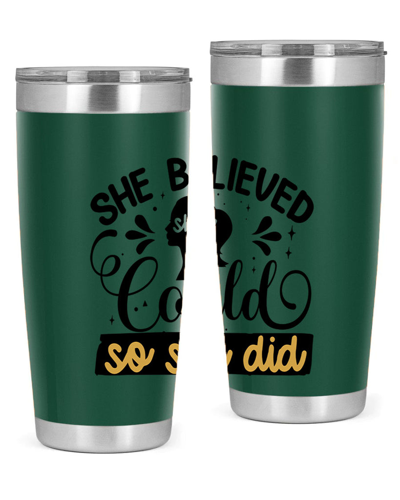 She believed she could she did Style 7#- women-girls- Tumbler