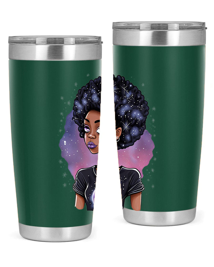 Sparkling Black Girl Design 11#- women-girls- Tumbler