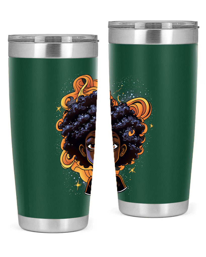 Sparkling Black Girl Design 12#- women-girls- Tumbler