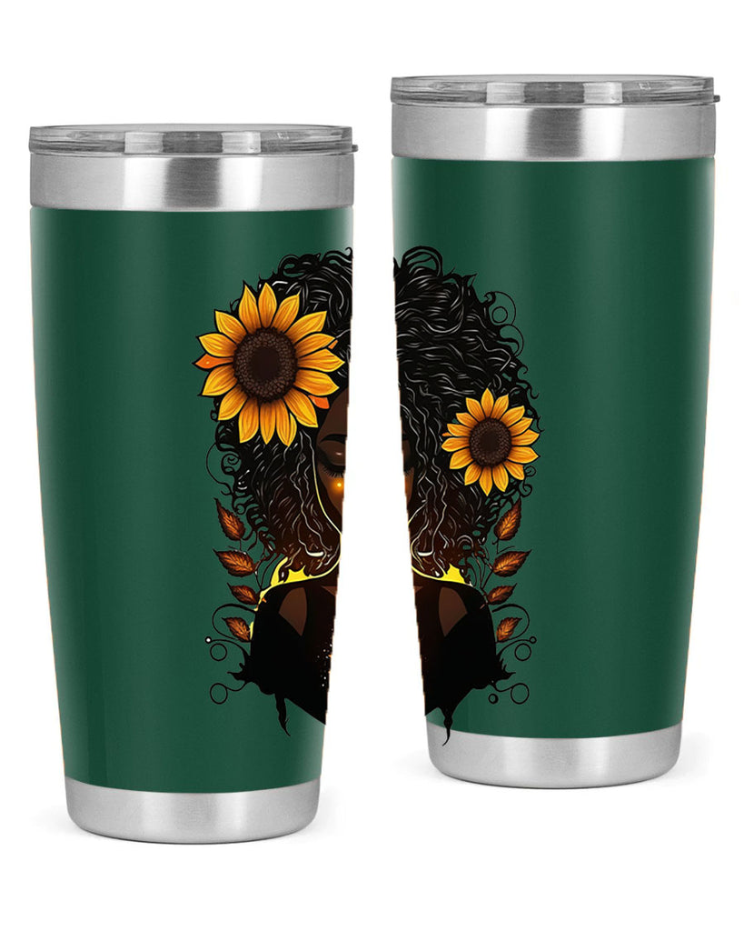 Sparkling Black Girl Design 13#- women-girls- Tumbler