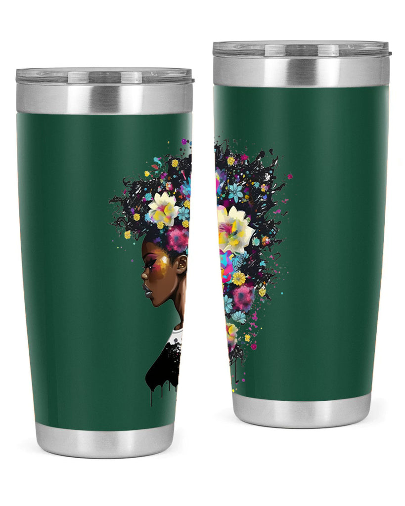 Sparkling Black Girl Design 2#- women-girls- Tumbler