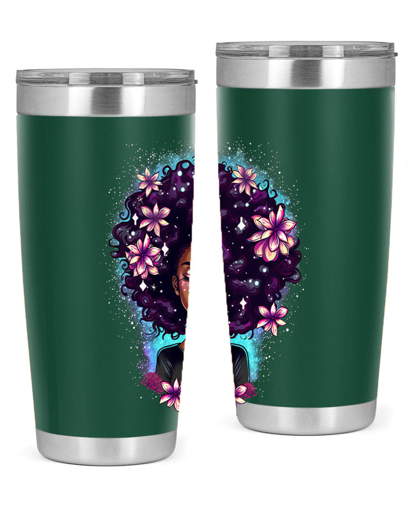 Sparkling Black Girl Design 3#- women-girls- Tumbler