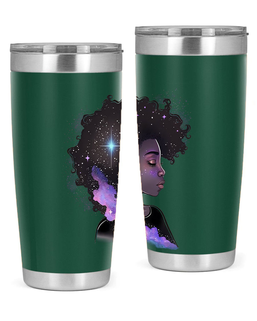 Sparkling Black Girl Design 4#- women-girls- Tumbler