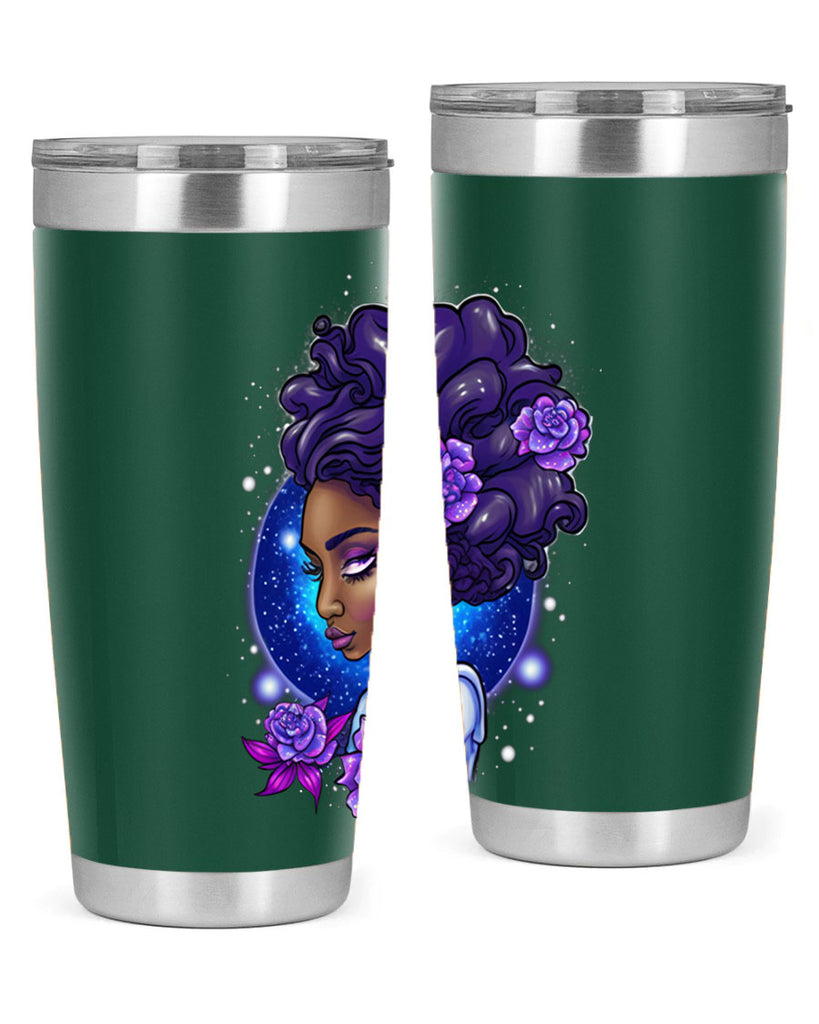 Sparkling Black Girl Design 7#- women-girls- Tumbler