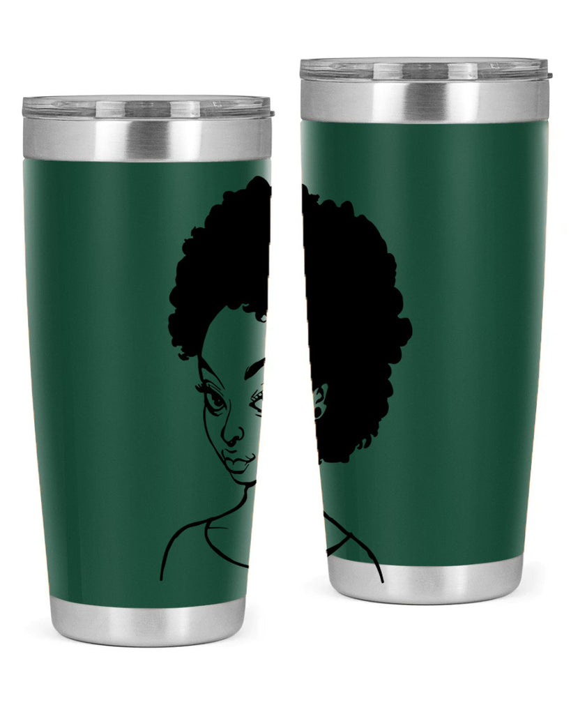 afro woman girl lady 68#- women-girls- Tumbler