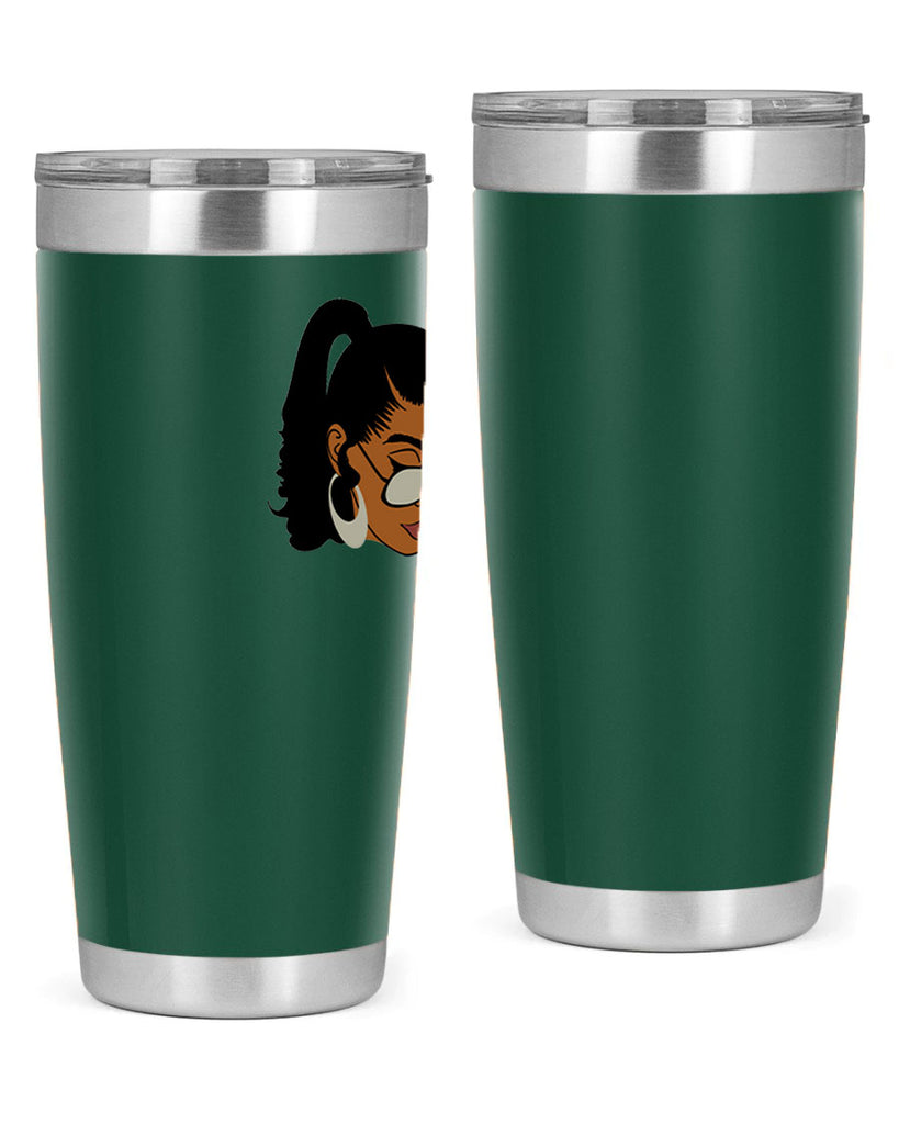 black afro 42#- women-girls- Tumbler