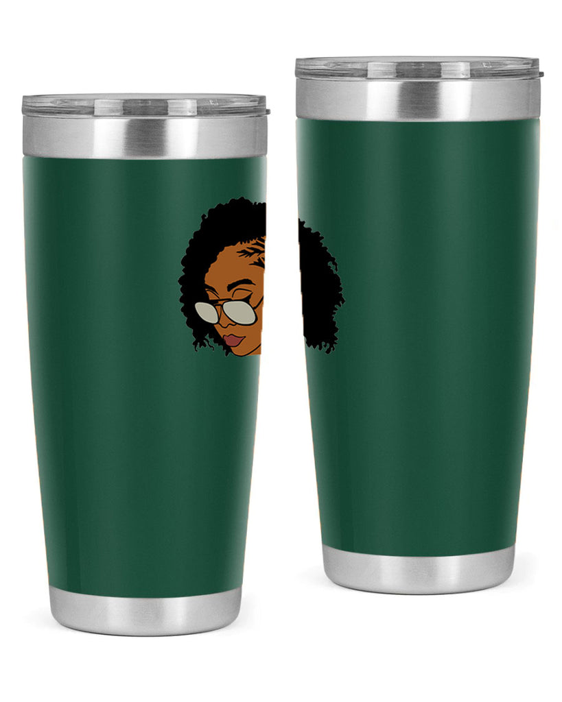 black afro 47#- women-girls- Tumbler