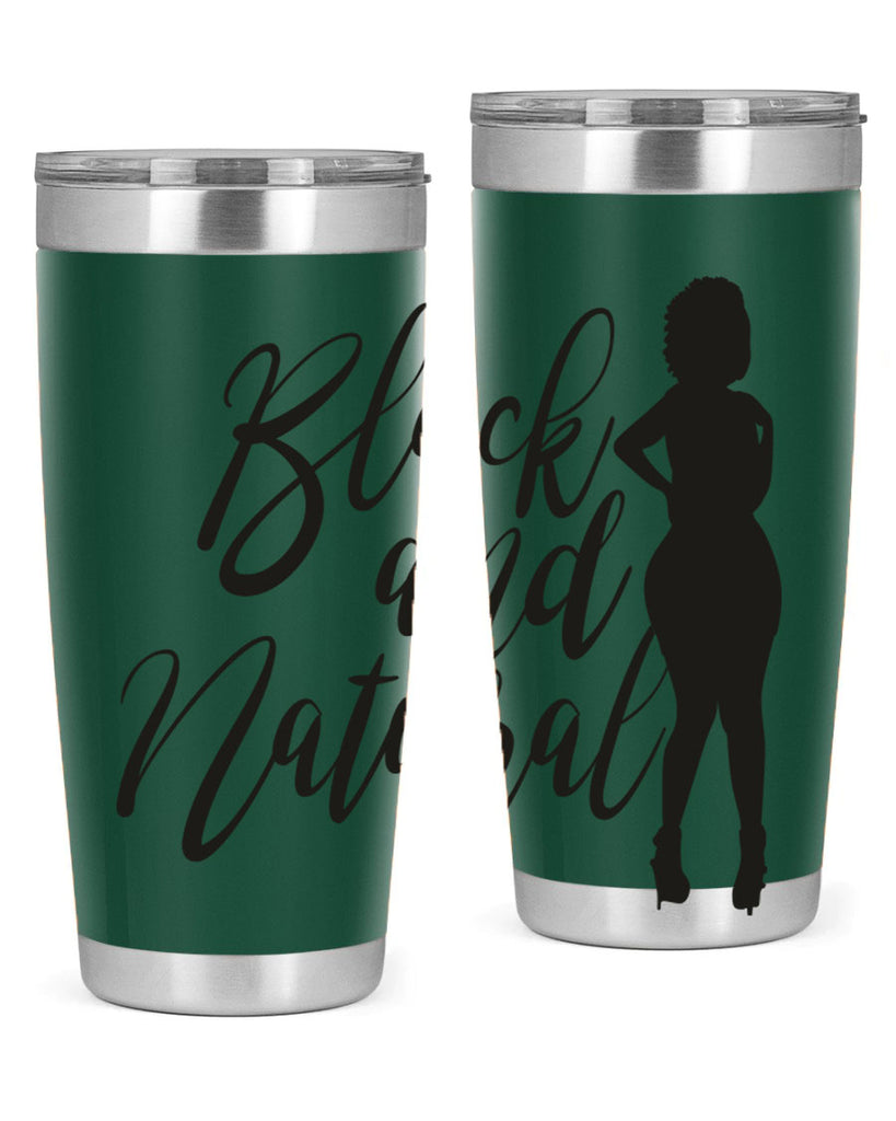 black and natural 22#- women-girls- Tumbler