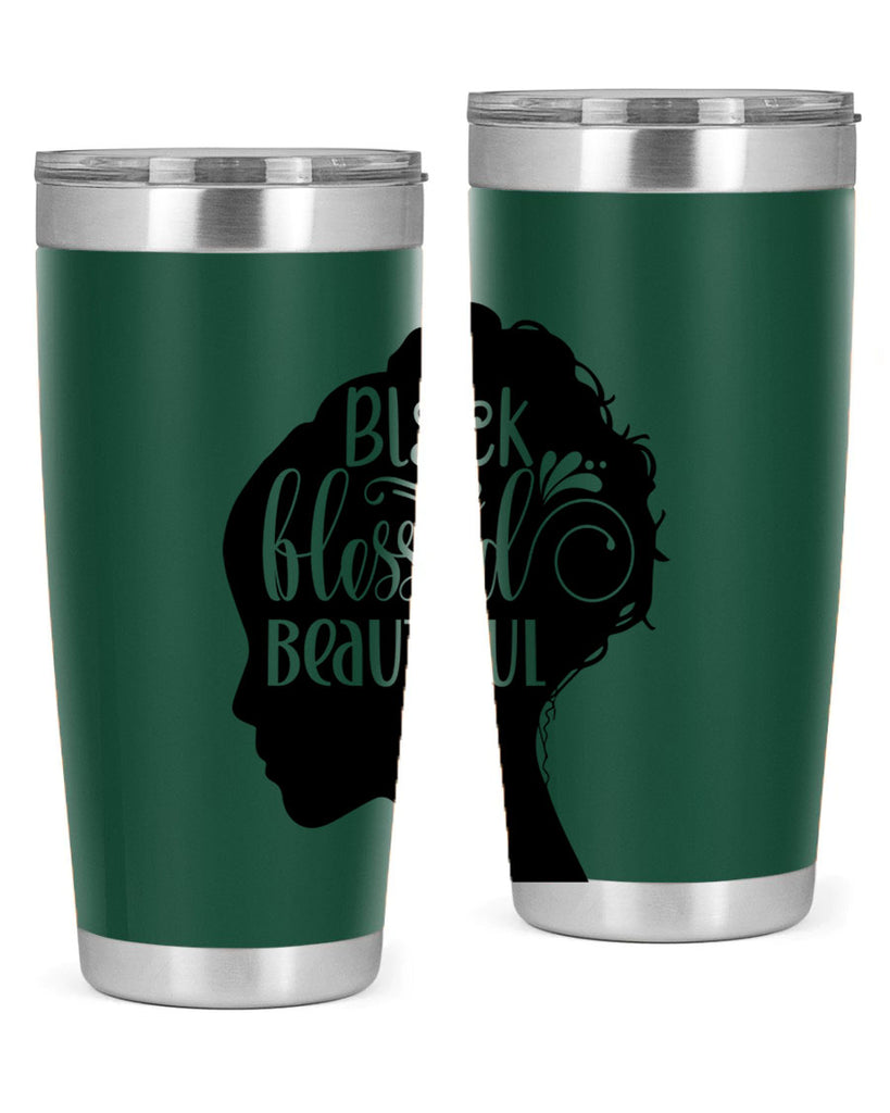 black blessed beautiful Style 62#- women-girls- Tumbler