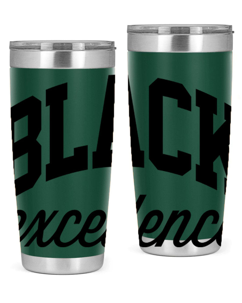 black excllence  211#- black words phrases- Cotton Tank