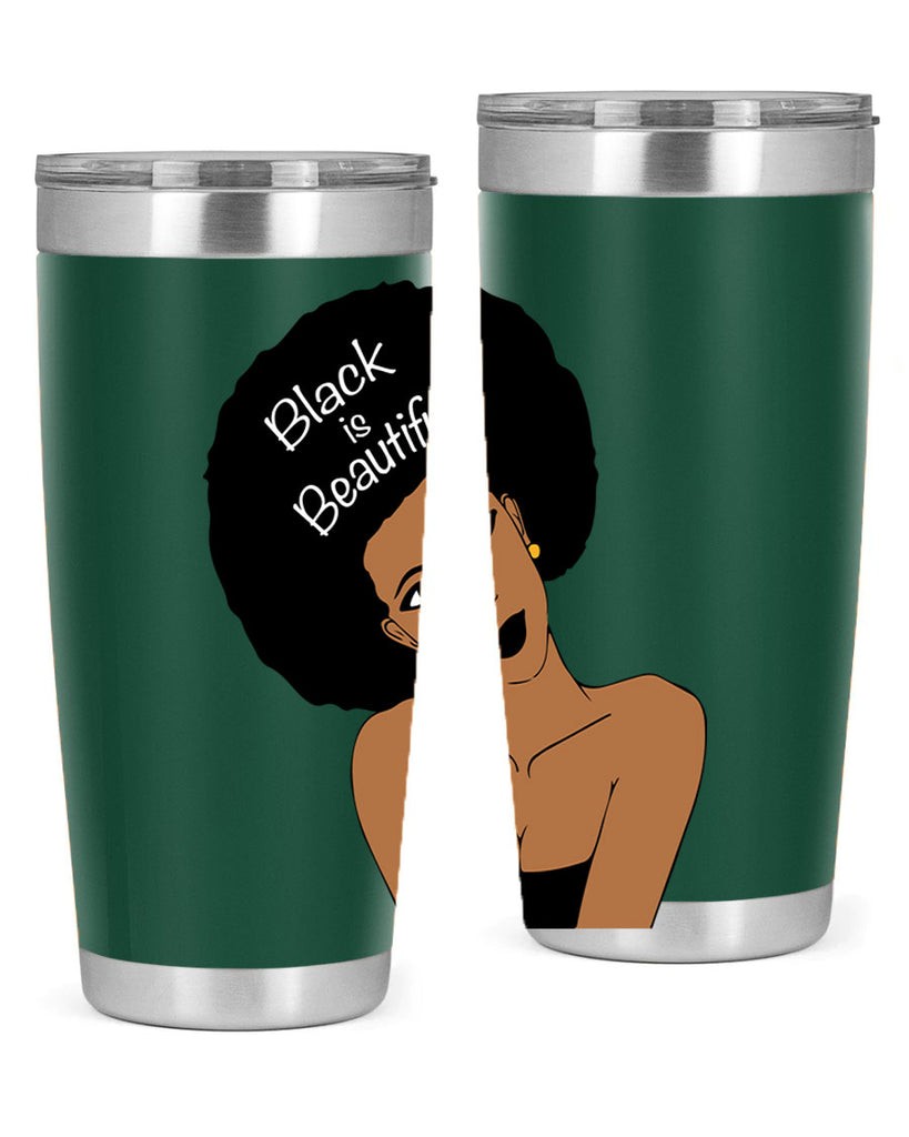 black is beautiful 13#- women-girls- Tumbler