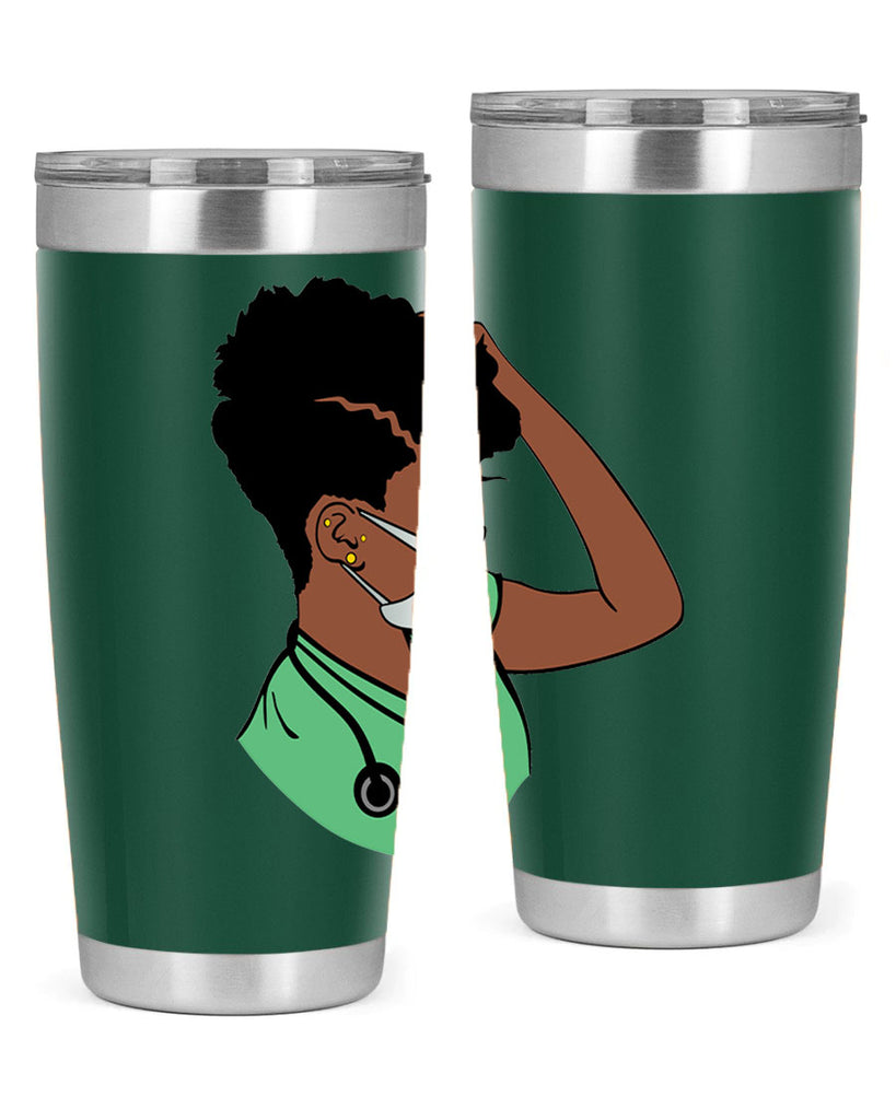 black nurse 2#- women-girls- Tumbler