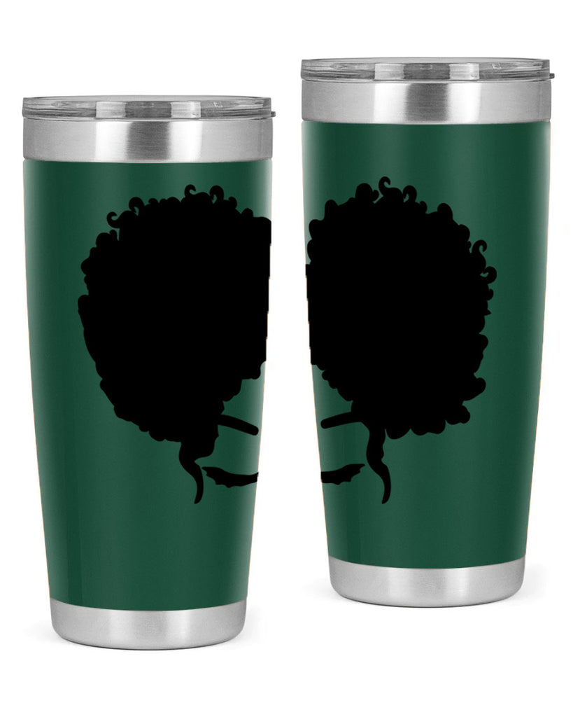 black woman red lips 9#- women-girls- Tumbler