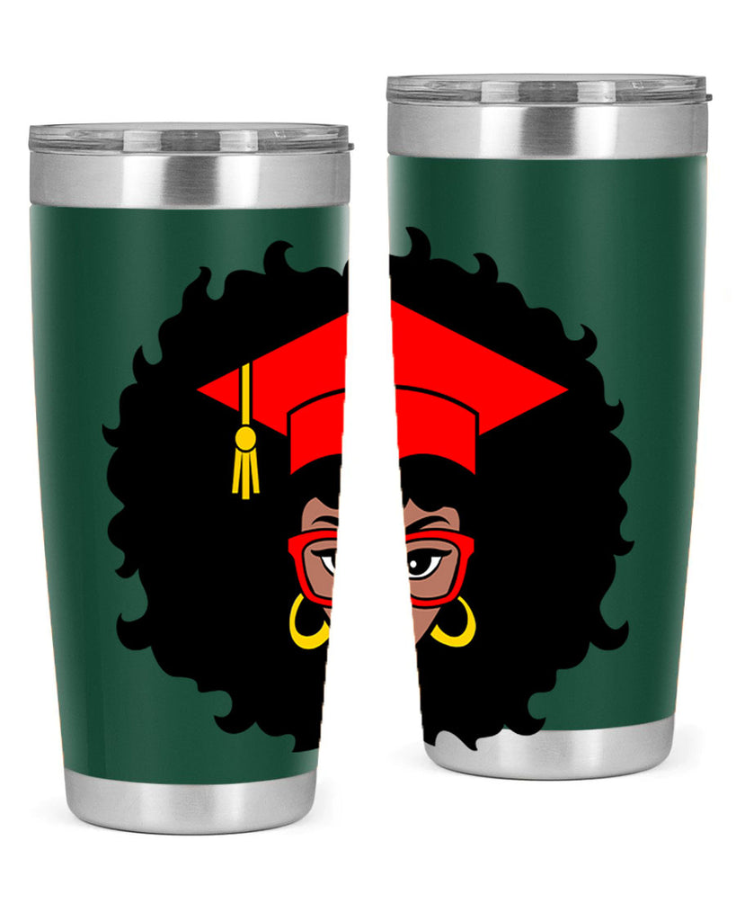 graduation black woman 32#- women-girls- Tumbler