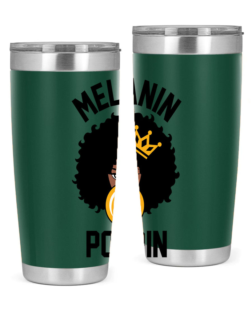 melanin poppin afro girl 25#- women-girls- Tumbler
