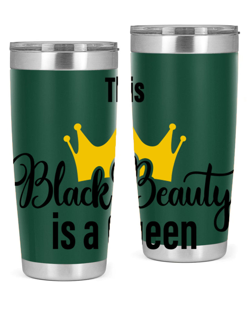 this black beauty is a queen Style 3#- women-girls- Tumbler